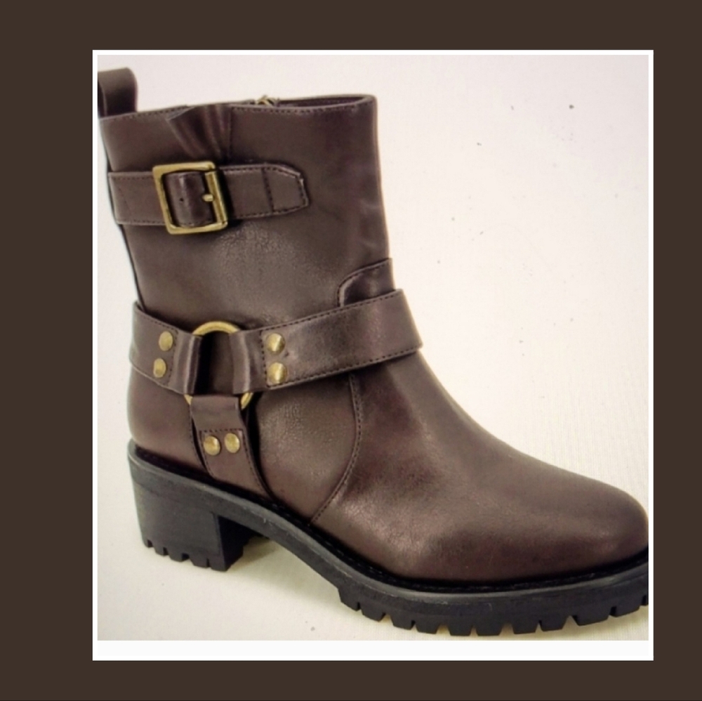 KENNETH COLE REACTION MOTO BOOTS